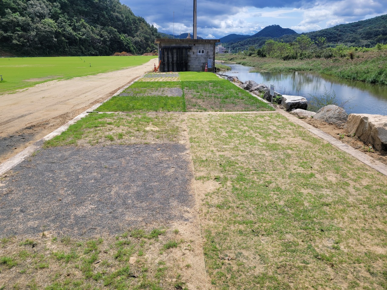 철강 생산 부산물 슬레그(FNS)가 잔디 생육에 미치는 영향