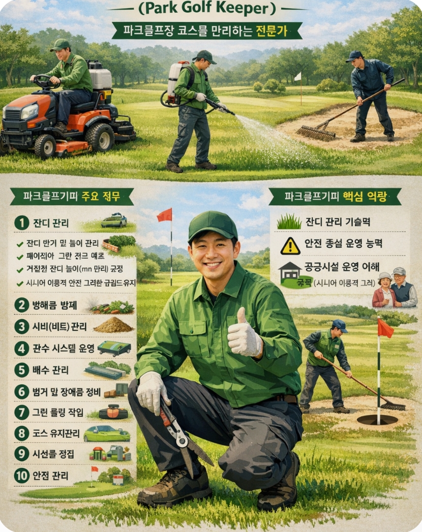 파크골프키퍼(Park Golf Keeper )의 정의와 직무