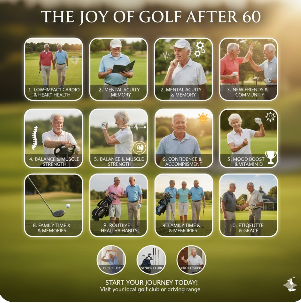 60대부터 80대까지, ''액티브 시니어'' 세대가 골프 입문이 가져다주는 10가지 변화