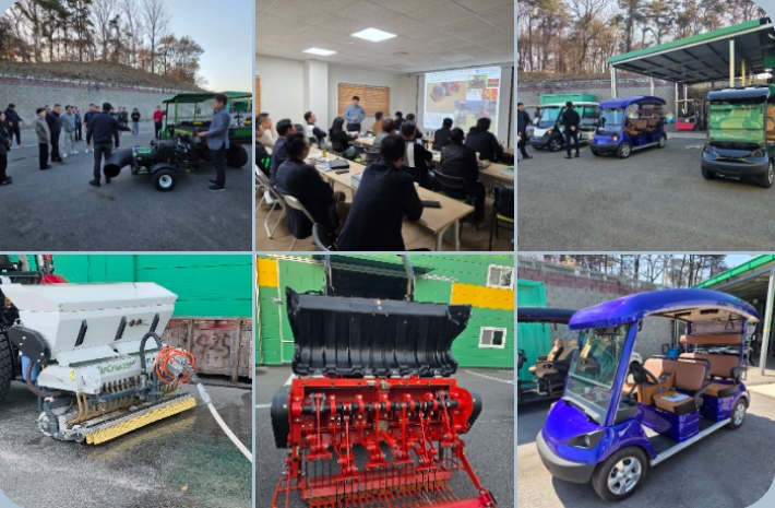 국제인터트레이드 ‘최신 코스 관리 장비 및 자율주행 기술’을 건국대 골프장CEO 과정 재학생 대상 현장 교육 실시