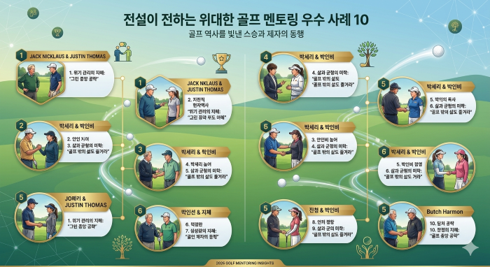 유명 골프 선수 멘토링 우수 사례 10가지