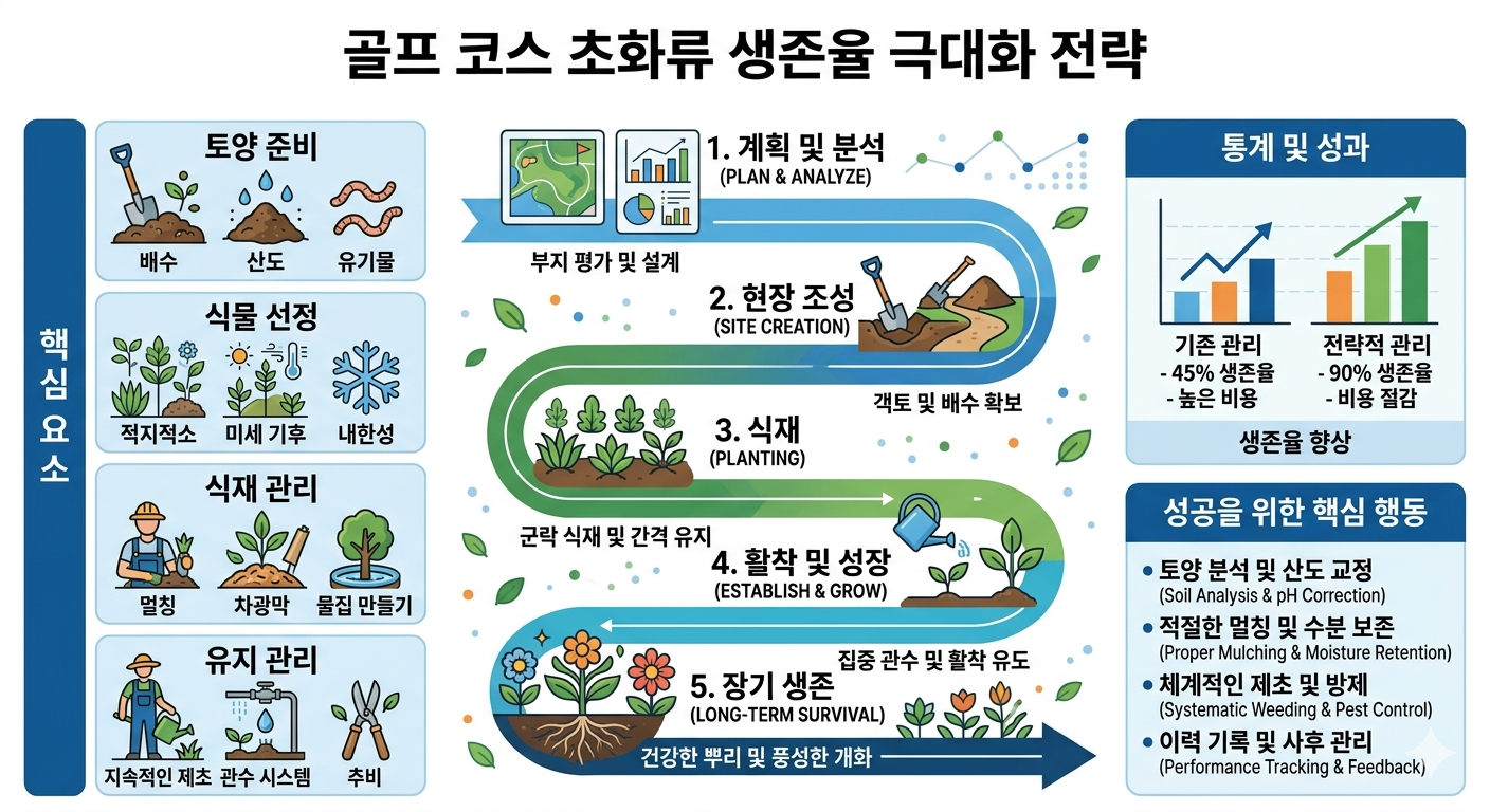  초화류 생존율을 높이는 식재 노하우 20가지