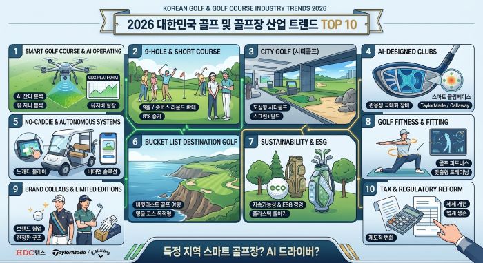 골프 또는 골프장 산업 최신 트랜드  10가지(프론티어 기사 3)