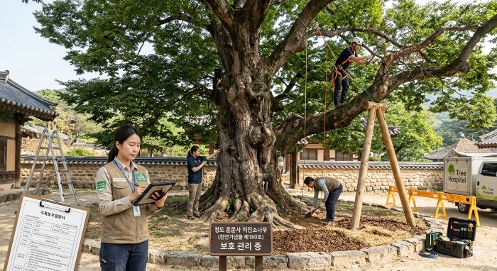 국내 노거수(오래되고 큰 나무)의 관리와 나무의사의 역할에 대해10가지