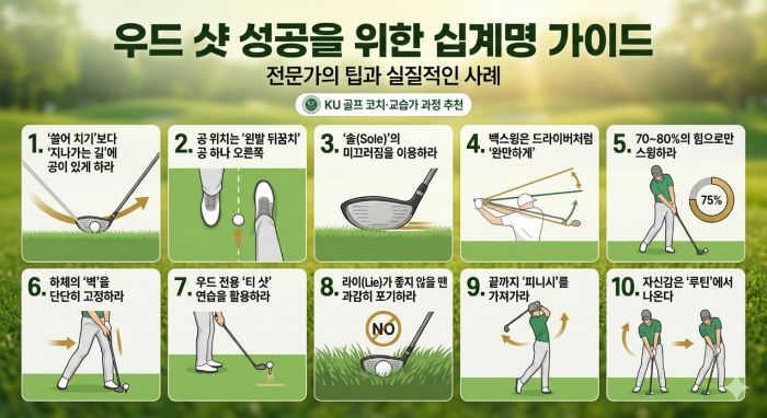 우드 샷 정복을 위한 10계명 - 나도 싱글 골퍼가 되어 보자 시리즈(3)