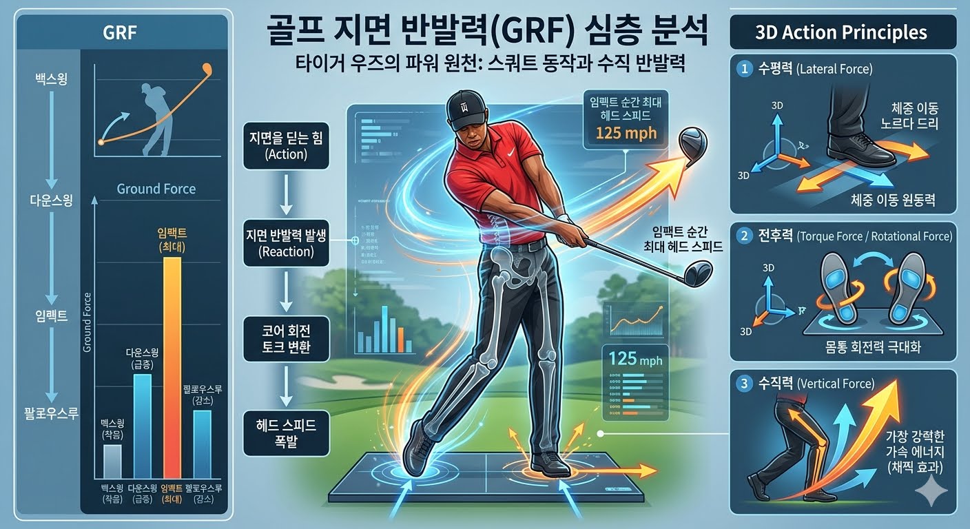 스윙의 시작과 끝: 지면 반발력(Ground Reaction Force)