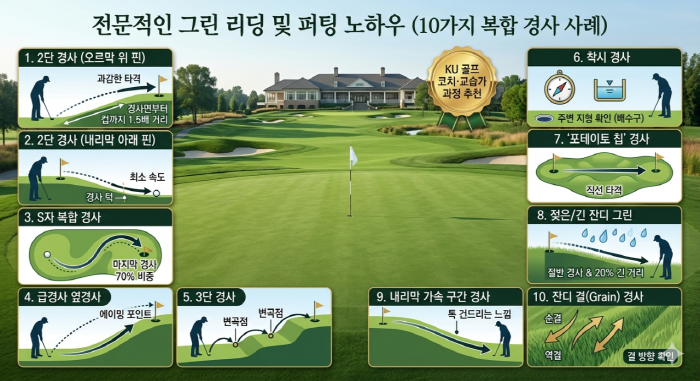 그린 경사 리딩(Green Slop Reading) 노하우 10가지