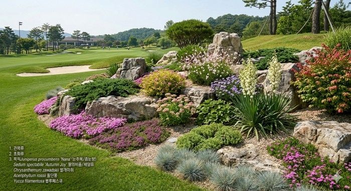 10 Key Checkpoints for Creating a Rock Garden on a Golf Course 골프코스에 락 가든 조성시 체크항목 10가지