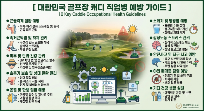  골프장 캐디의 직업병 10 가지