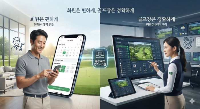 골프장 회원 예약 관리 